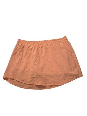 Calia Run Mid Rise Infinity Skort Orange